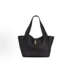 SAINT LAURENT YSL BEA series Logo hardware accessories Tote bag, Tote bag, shopping bag, hand bag, shoulder bag, women\'s style, black